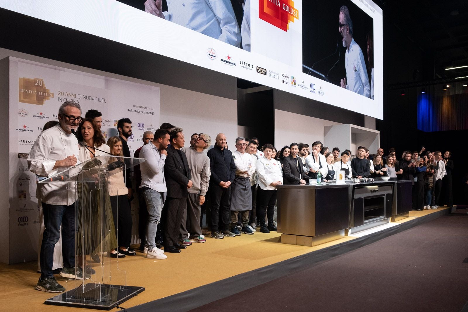 Bottura e Francesca Family Identita Golose 25 - ph Brambilla-Serrani