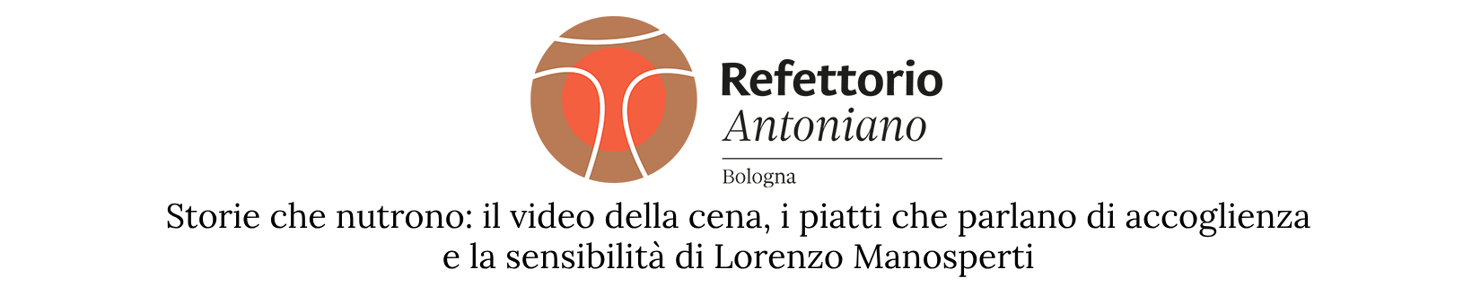 Refettorio Bologna Logo e Testo