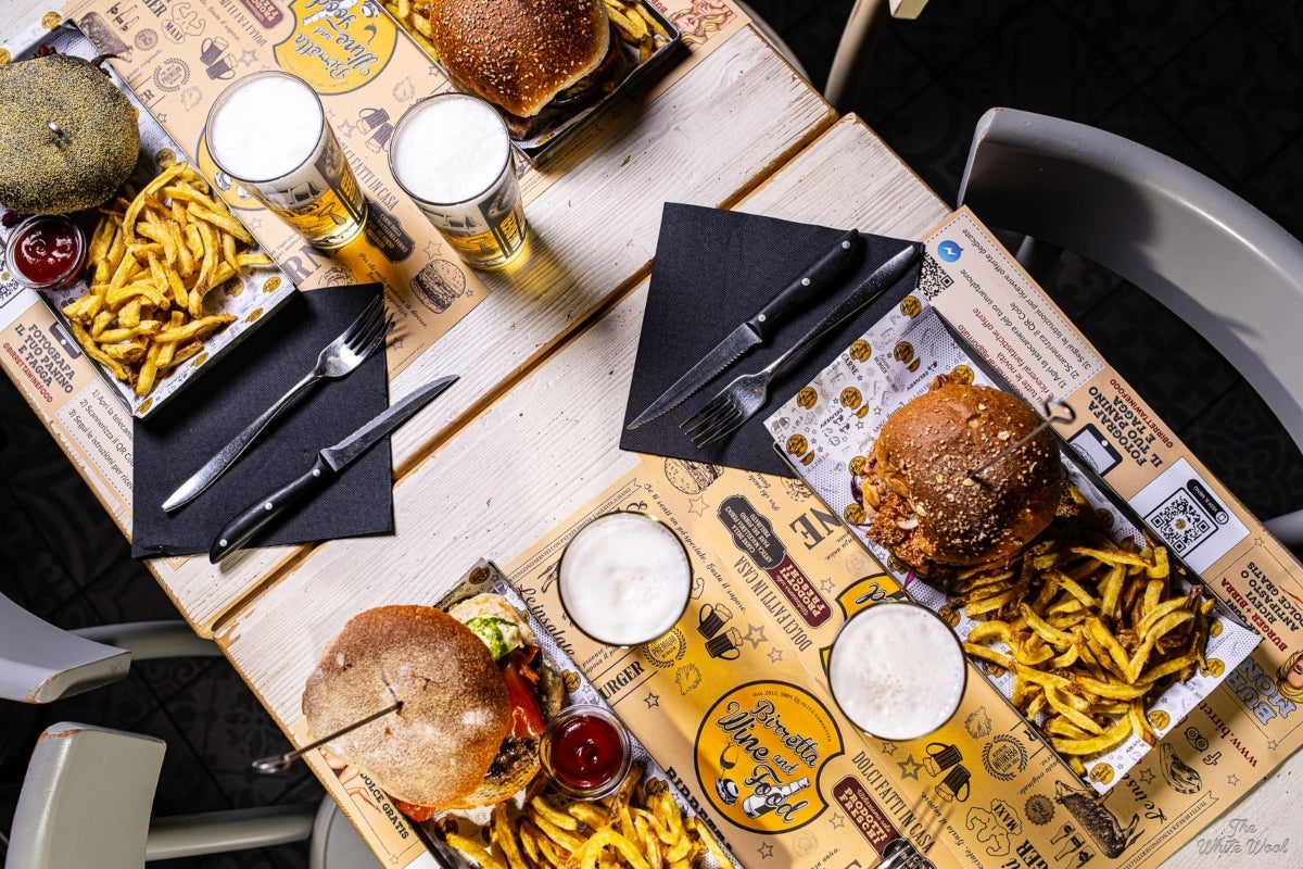 Birretta wine and food