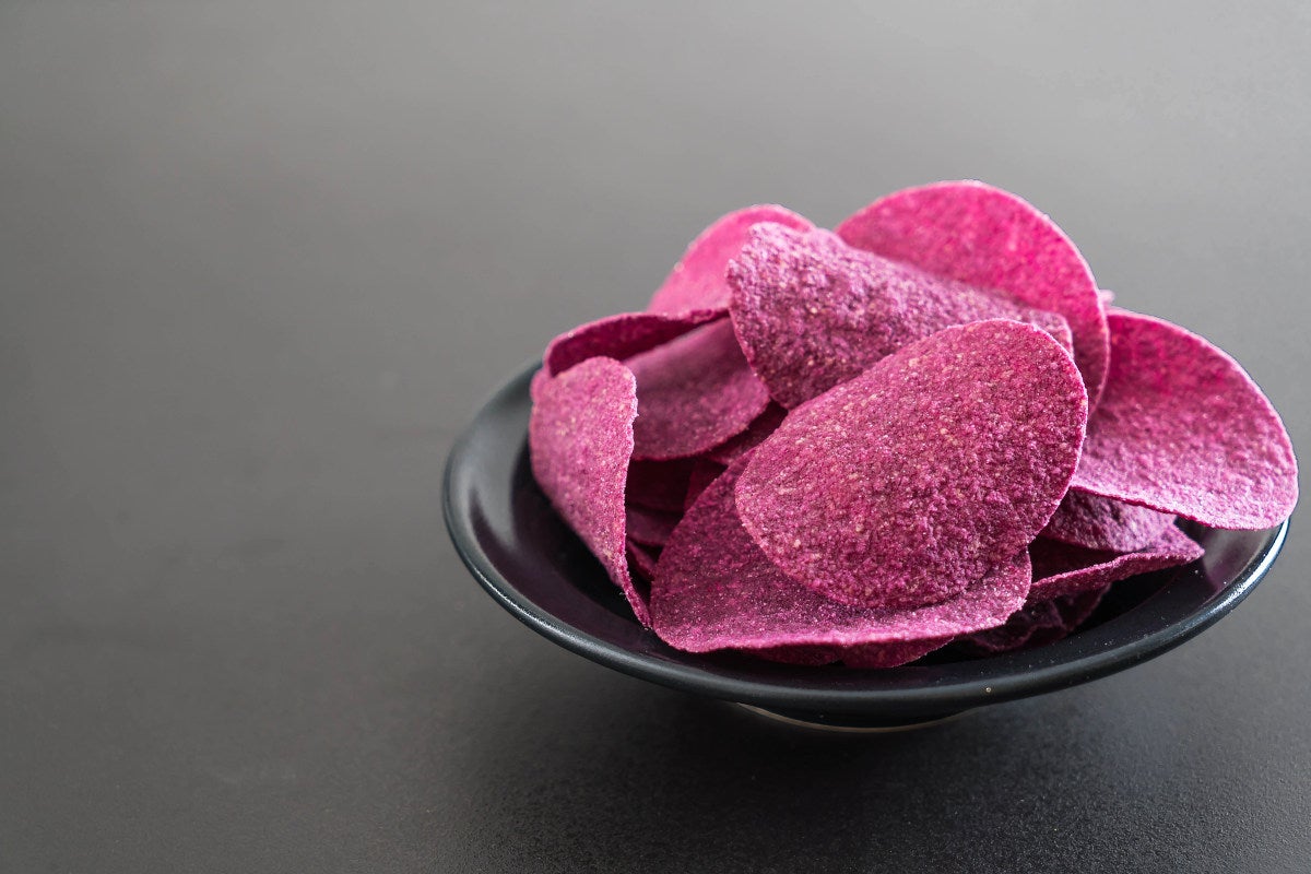 Chips di patate viola - Fine Dining Lovers