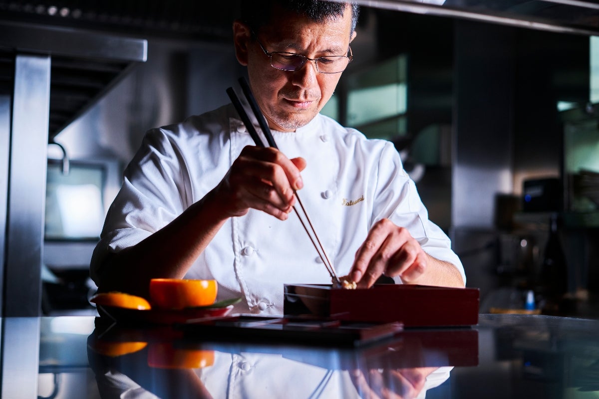 Lo chef Katsumi Soga