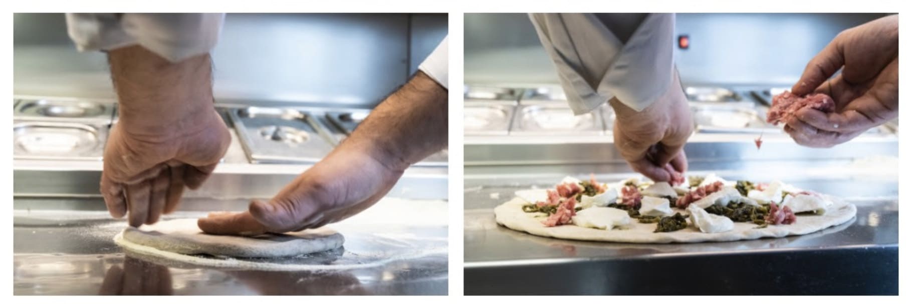 Impasto pizza senza lievito