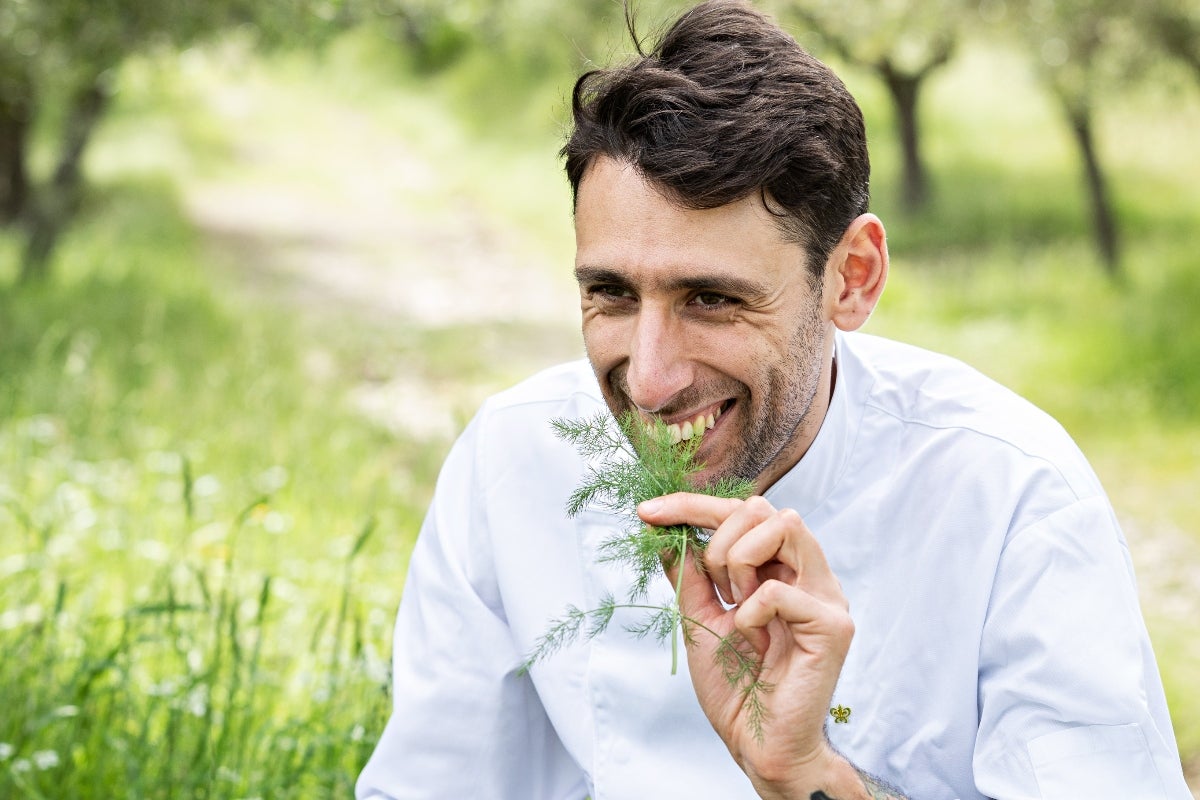 Lo chef Niccolò Pini