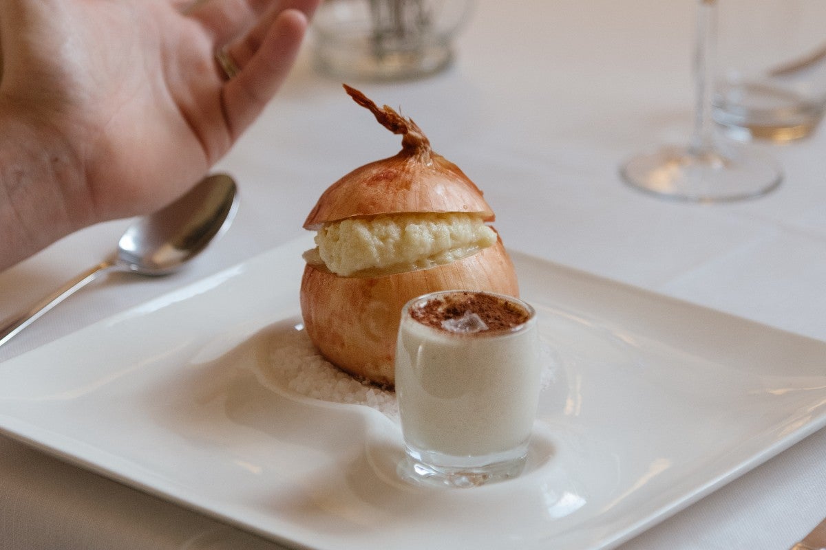 Masseria del Sale - Cappuccino al baccalà