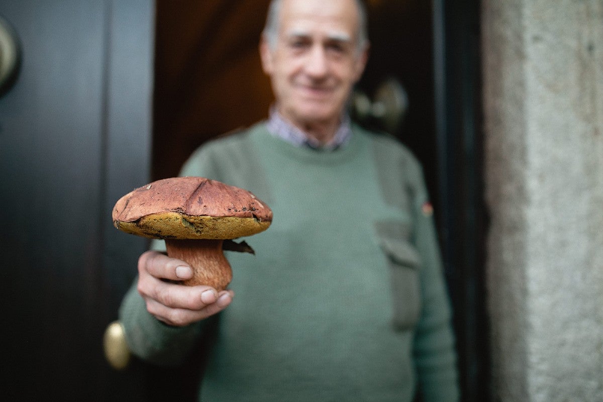L'orgoglio di raccogliere funghi con Terroir. Foto Ash Naylor