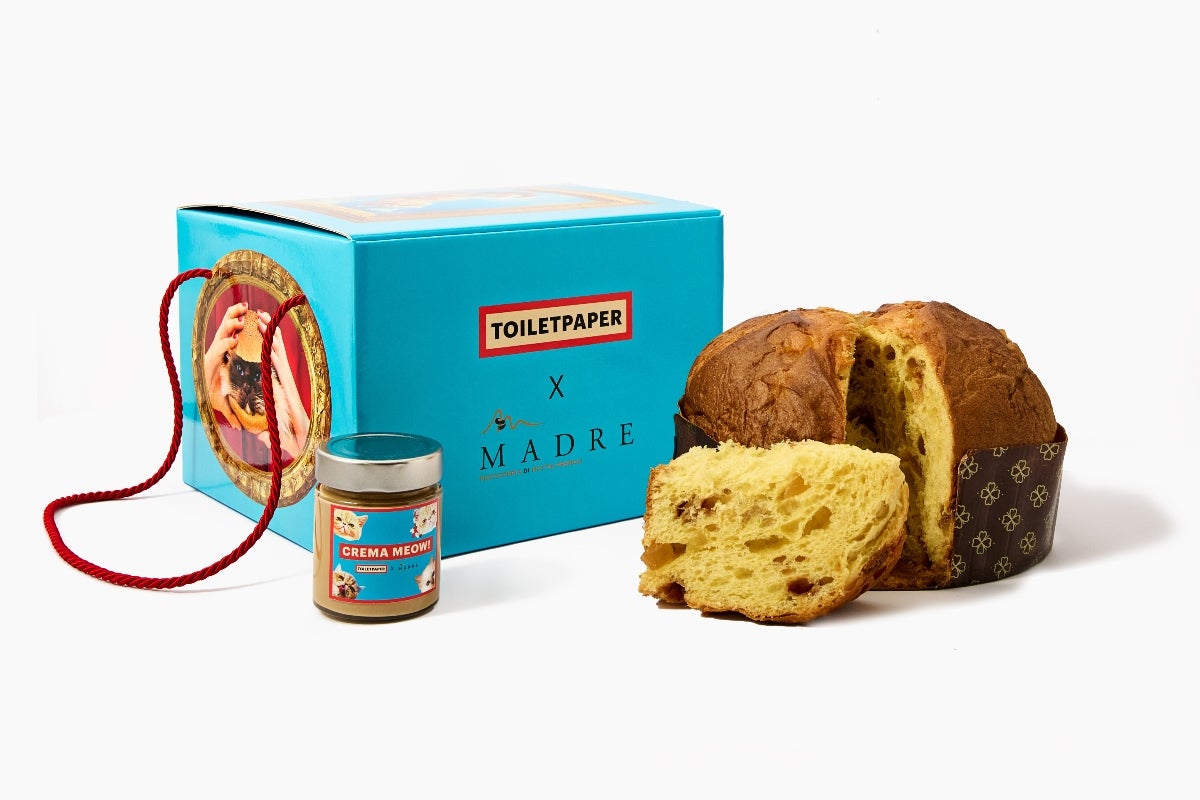 Il panettone Meow Toiletpaper per Madre Mattia Premoli - La Primula