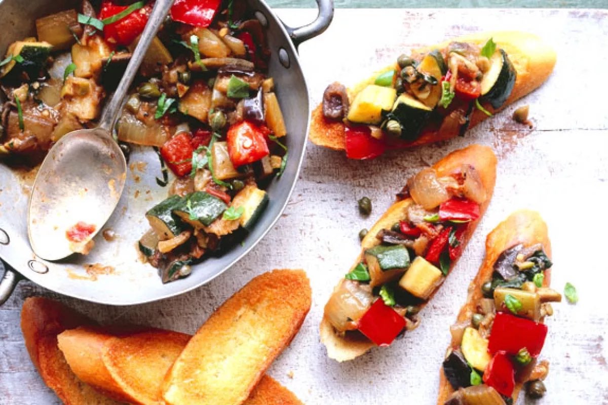 Piatti tipici siciliani-caponata