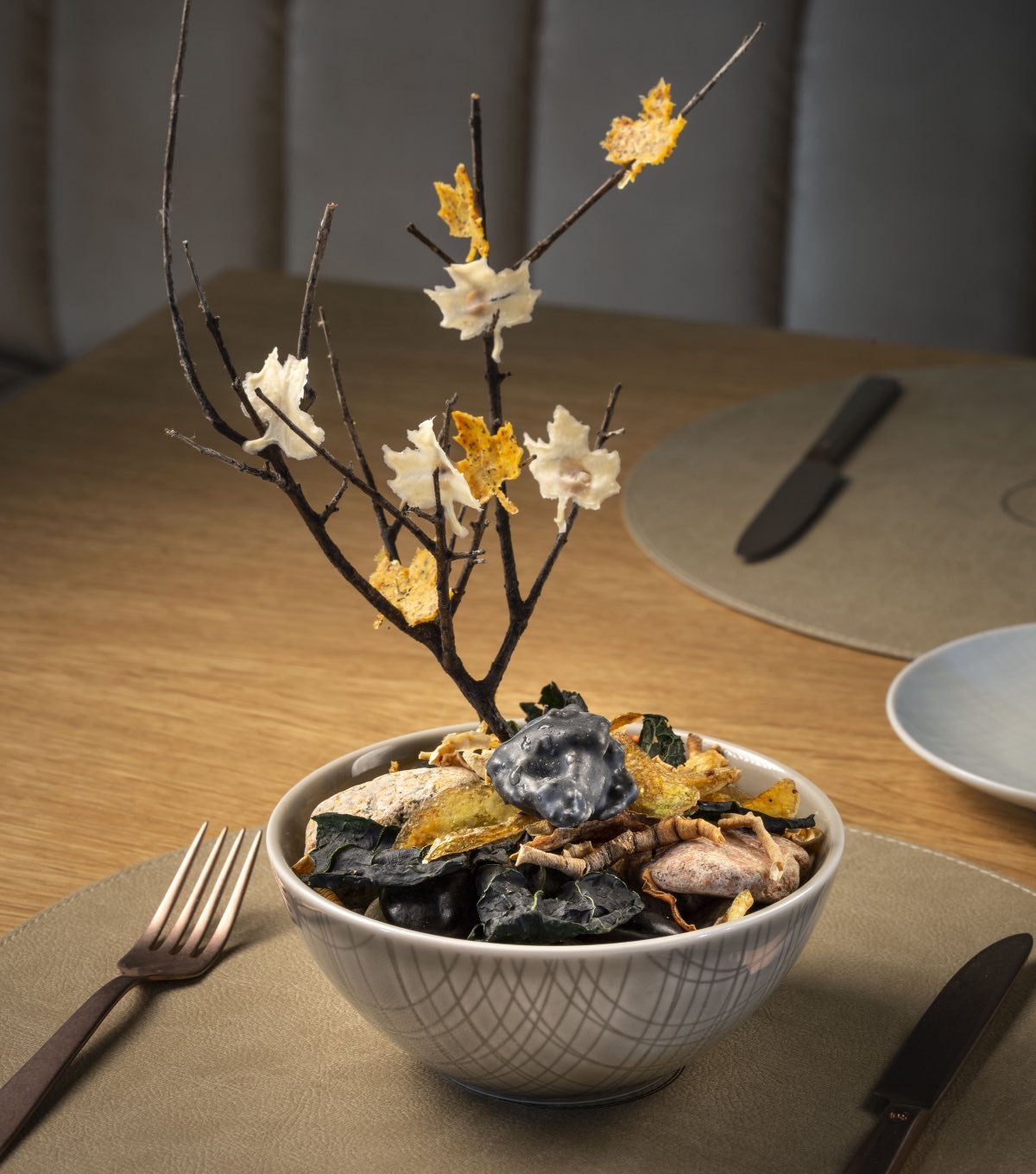 Il ramo autunnale di benvenuto