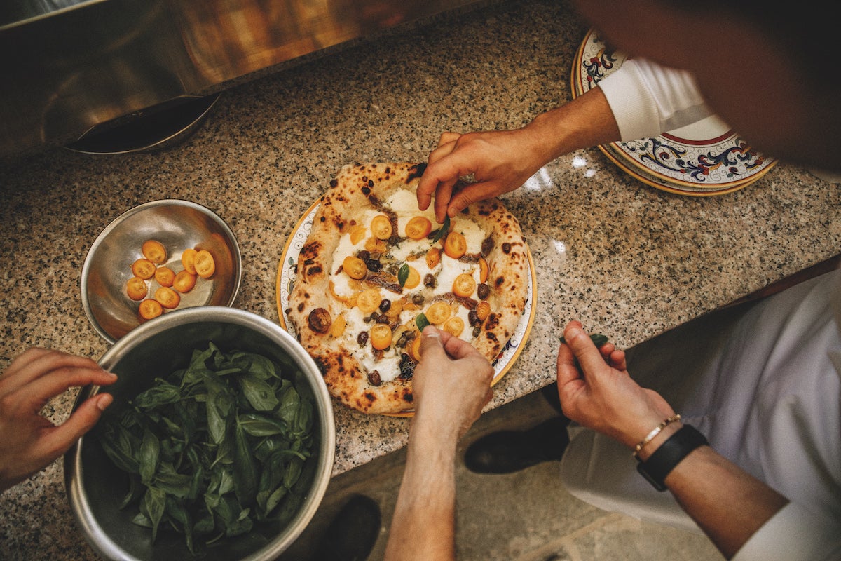 Villa San Michele, la pizza