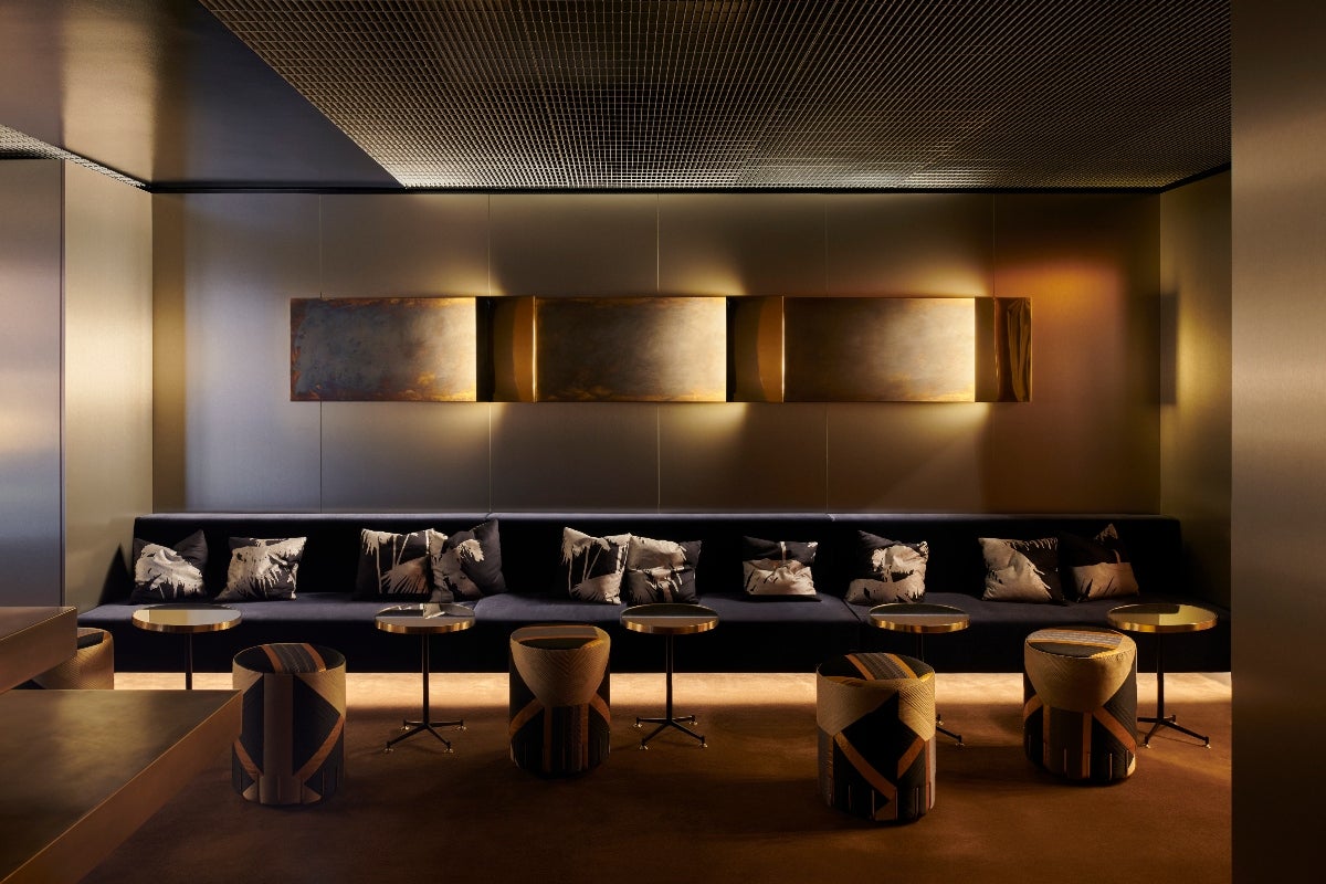 Il disco club al piano inferiore