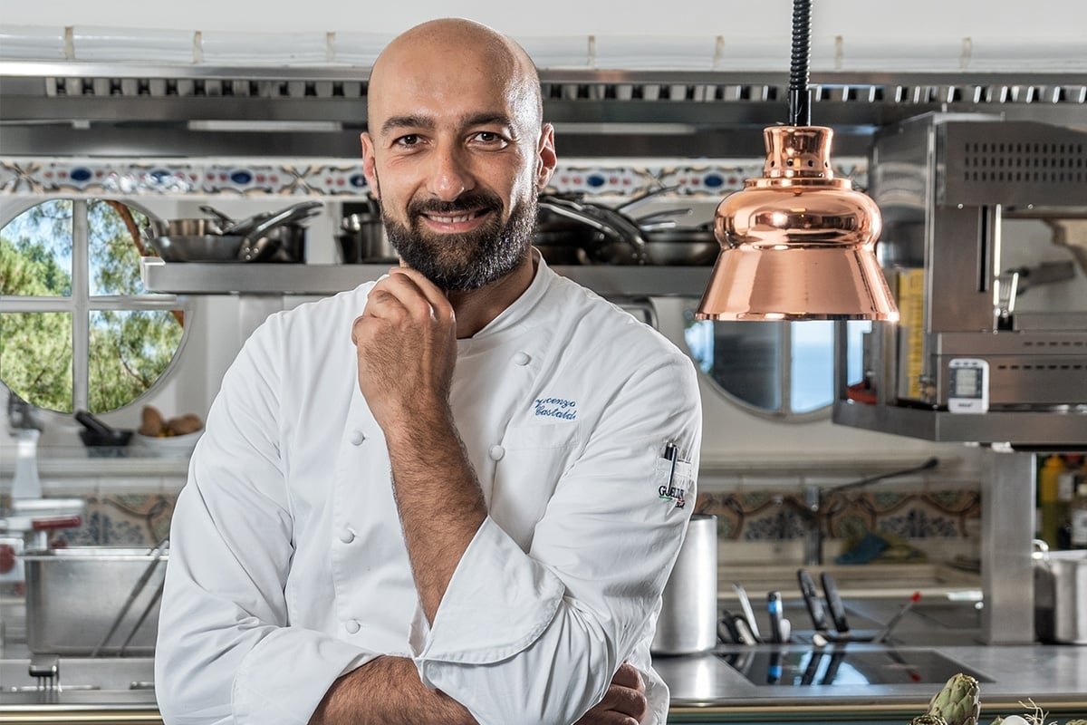 Lo chef Vincenzo Castaldo