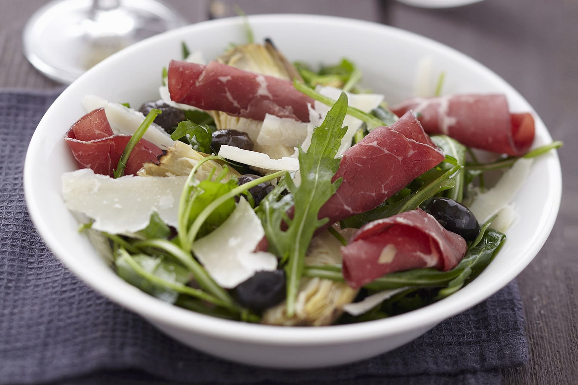 Bresaola con rucola e Grana