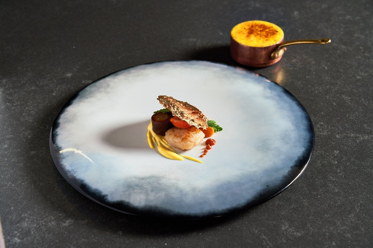 Capesante e carote di Polignano