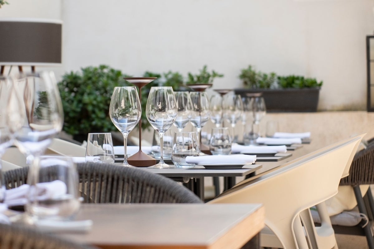 La mise ne place in cortile