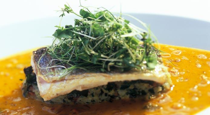 latte di cocco piatti di pesce