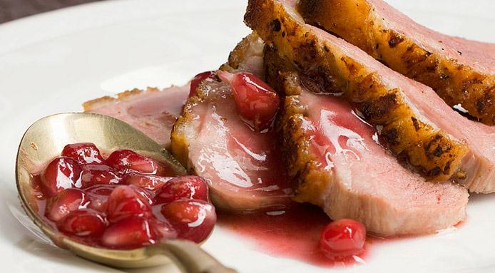 melograno condire la carne