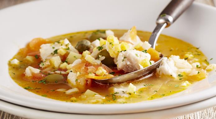 zuppa di pesce messicana