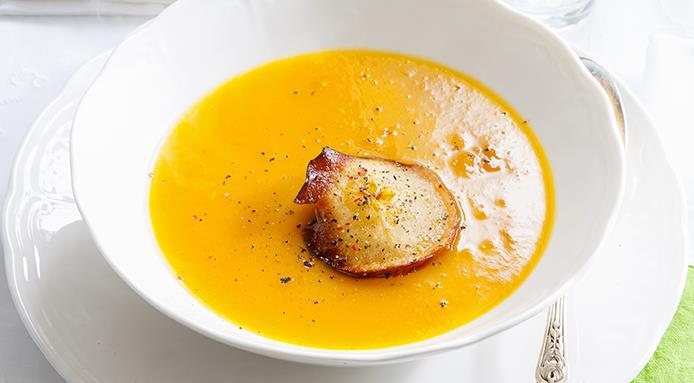 vellutata con la zucca