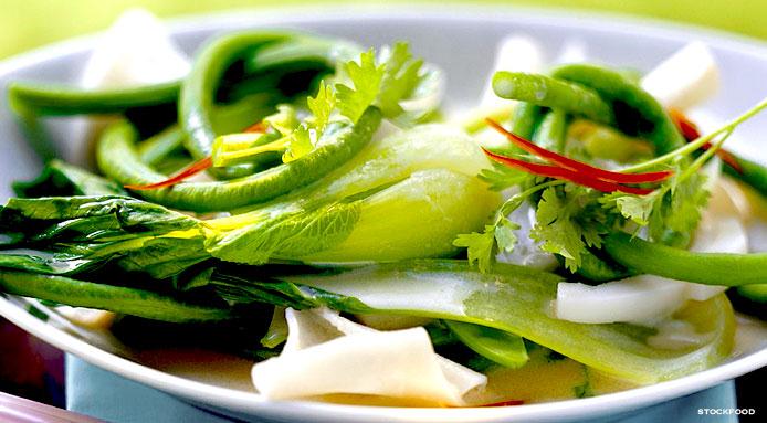 latte di cocco nelle verdure