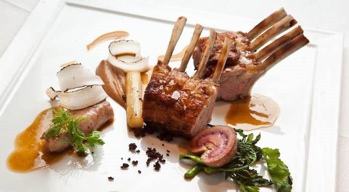 agnello scorzanera crumble al cacao