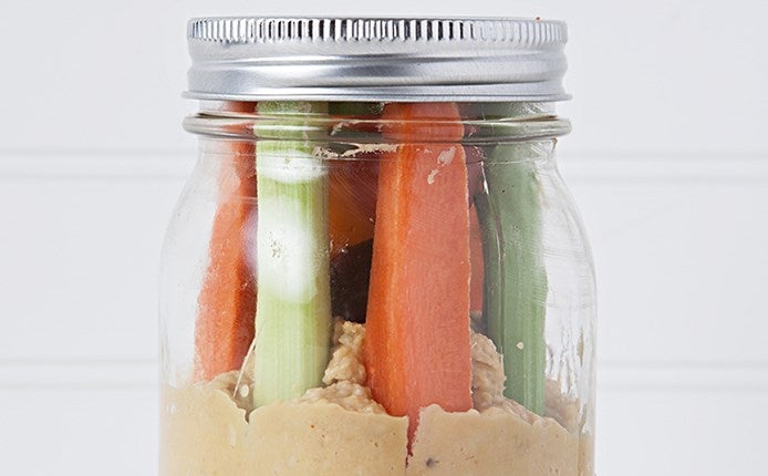 ricette in barattolo ceci hummus