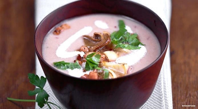 zuppa di funghi porcini