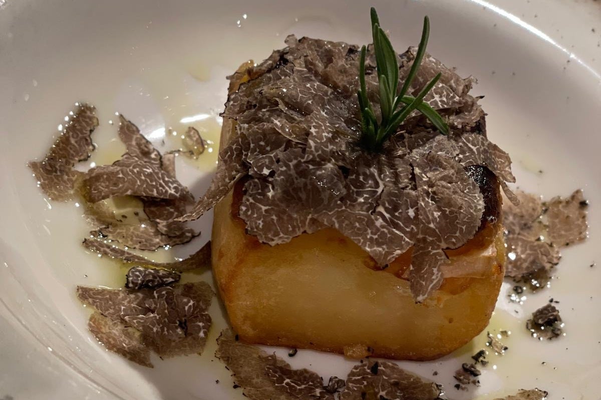 Patata confit con tartufo
