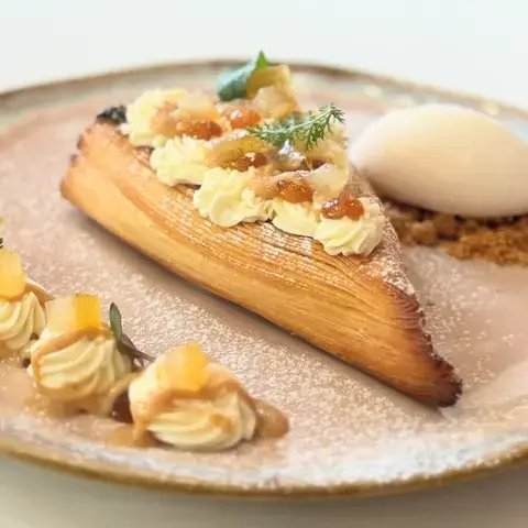 Sfogliata limone e burro di arachidi_Lombardi Pizzeria