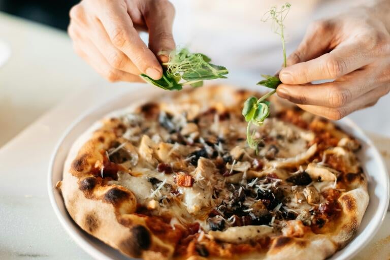 Pizza gourmet topping