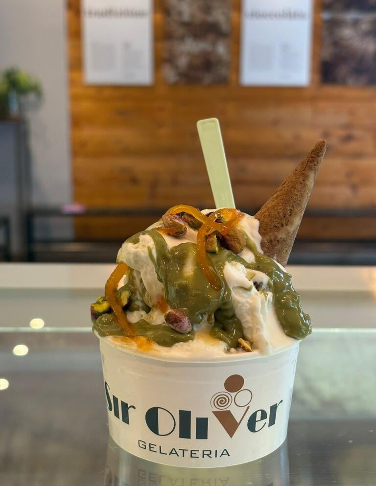 Sir Oliver - gelato variegato pistacchio