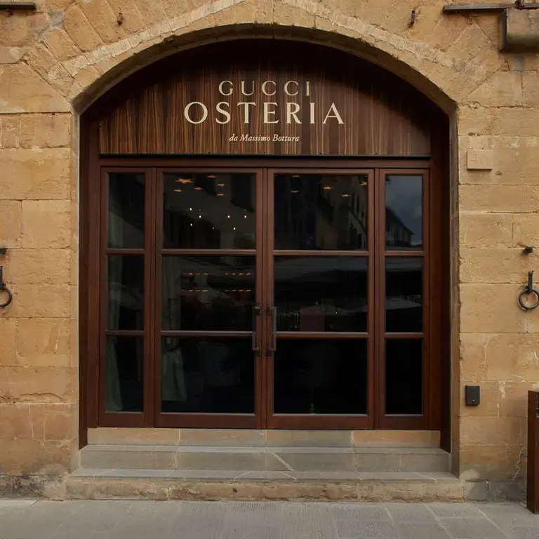 Gucci osteria by Massimo Bottura Firenze entrata
