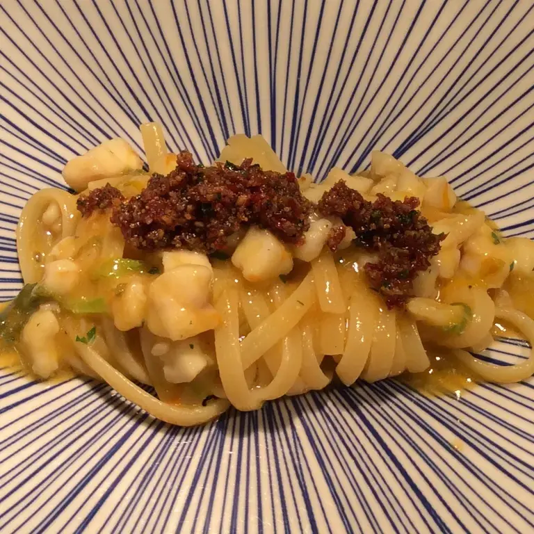 Linguine scorfano marinato al limone-Giuseppe Aversa