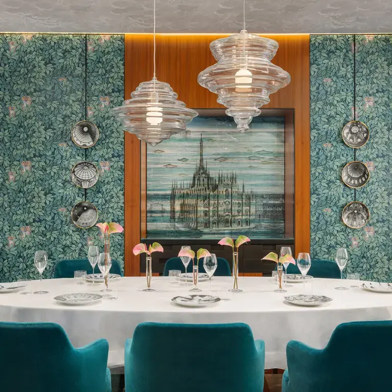 Seta by Antonio Guida saletta duomo fornasetti