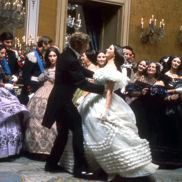 Una scena del film Il Gattopardo