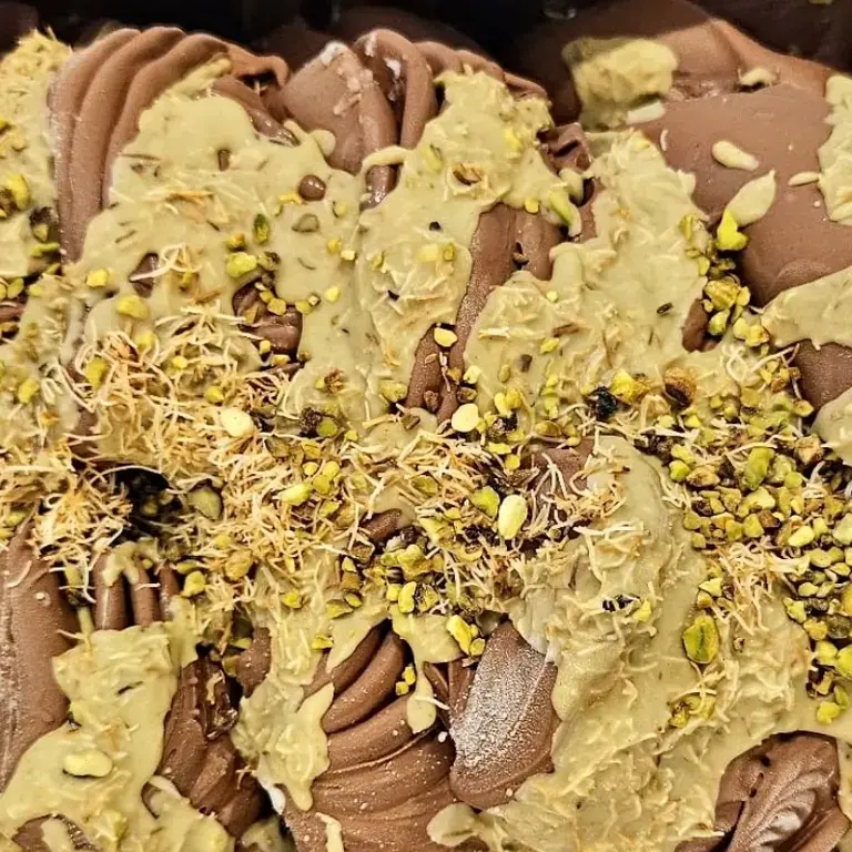 Il gelato al Dubai Chocolate di Terra Gelato