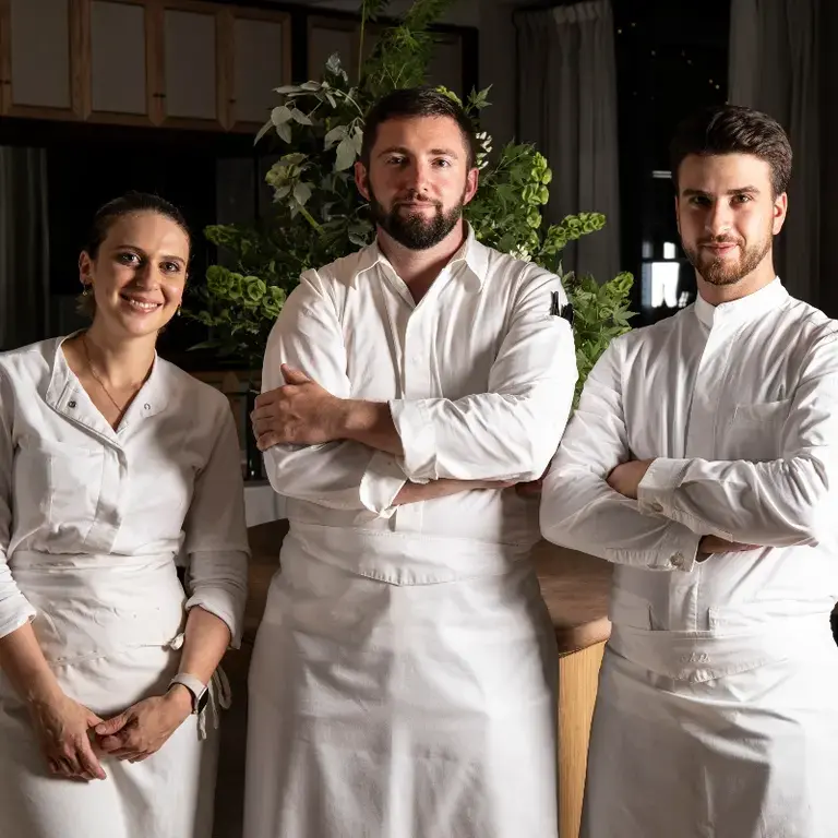 Lo staff de L'Aurum: Camilla Guarneri, Alberto Quadrio, Ferdinando Giovetti