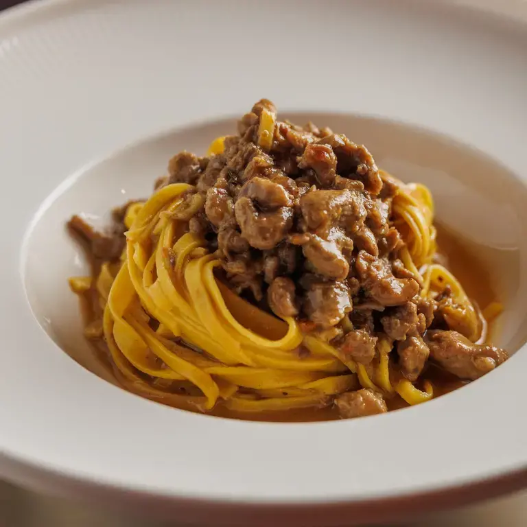 Uno dei piatti in carta a Santo Palato