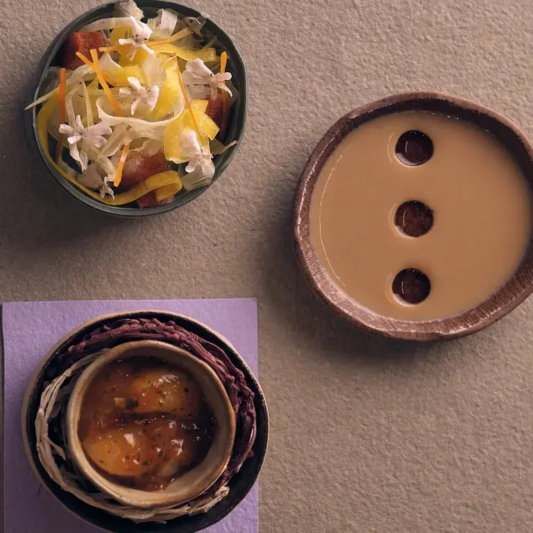 Kjolle- Scallops &amp; Tarwi_Limo, Limón Rugoso, Tucupí