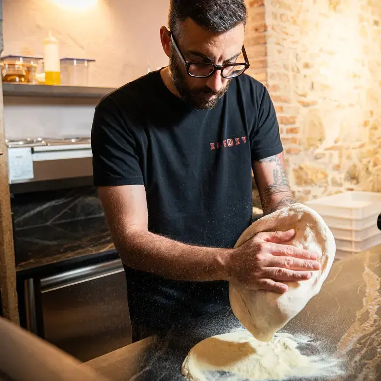 Antonio Pappalardo al lavoro