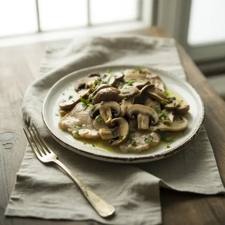 ricetta scaloppine ai funghi - Fine Dining Lovers