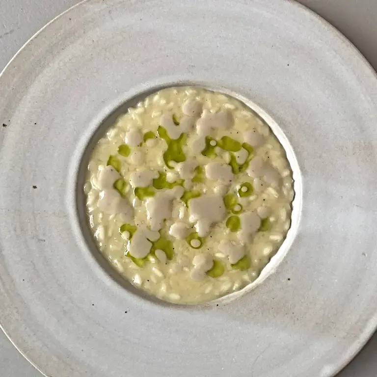 Risotto, pomodoro, sambuco e canocchie - Abba