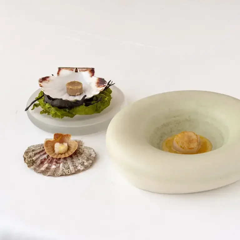 Capasanta, arancia e noci di Sorrento