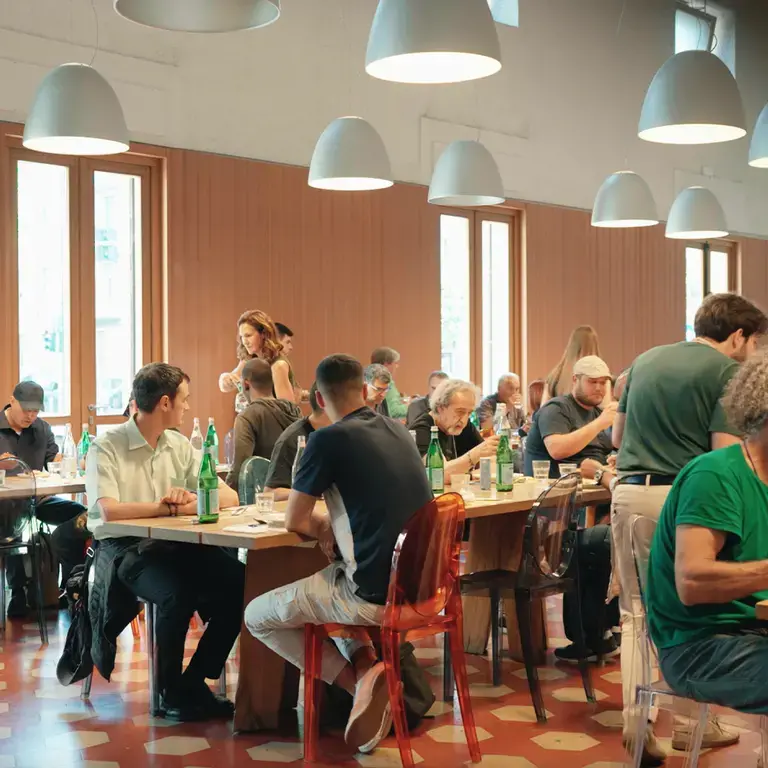 Ospiti al Refettorio Milano