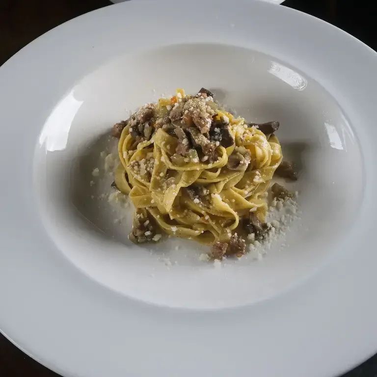 Fettuccine rigaglie e porcini