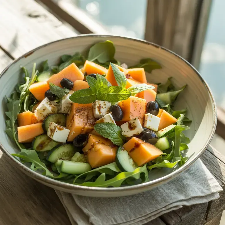 insalata di melone - Fine Dining Lovers