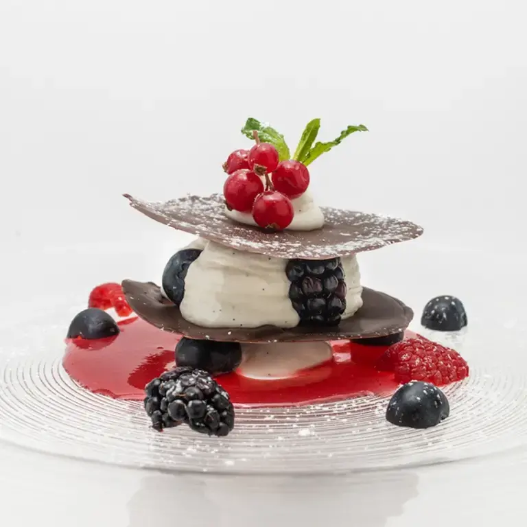 Torretta di cioccolato, frutti di bosco e mascarpone - Vitantonio Lombardo