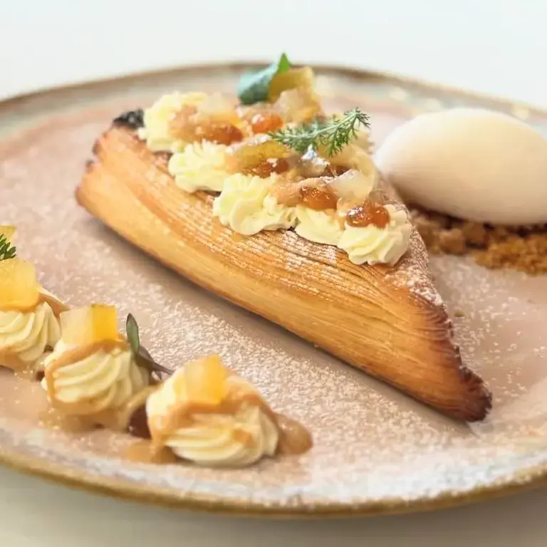 La sfogliata Limone e burro d’arachidi di Lombardi Pizzeria