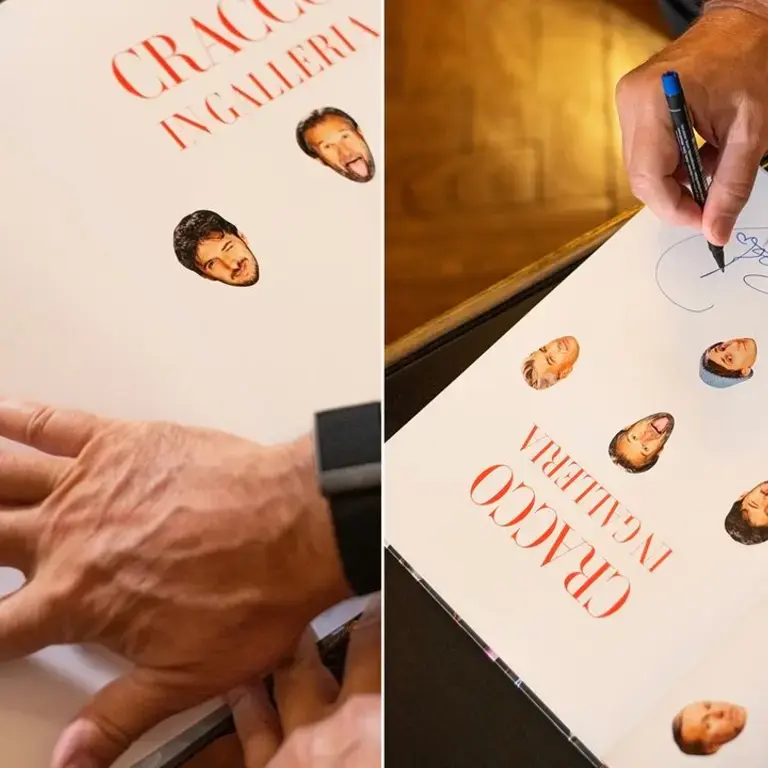 Cracco firma il suo libro - Cracco in Galleria