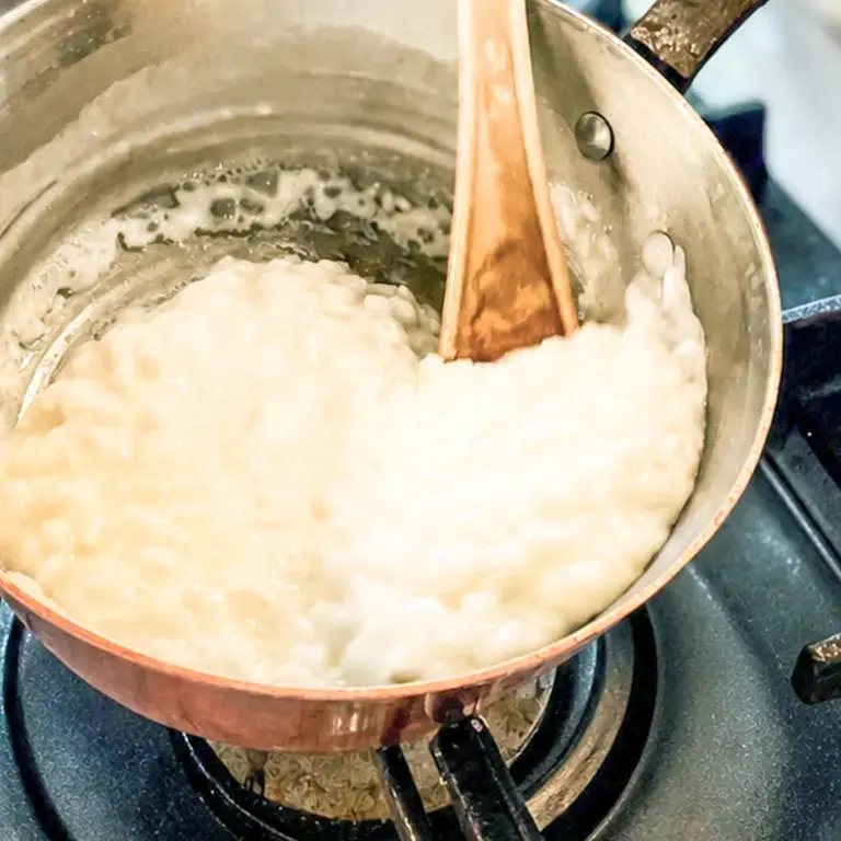La cottura del riso Carnaroli - Ricetta Sgorbini