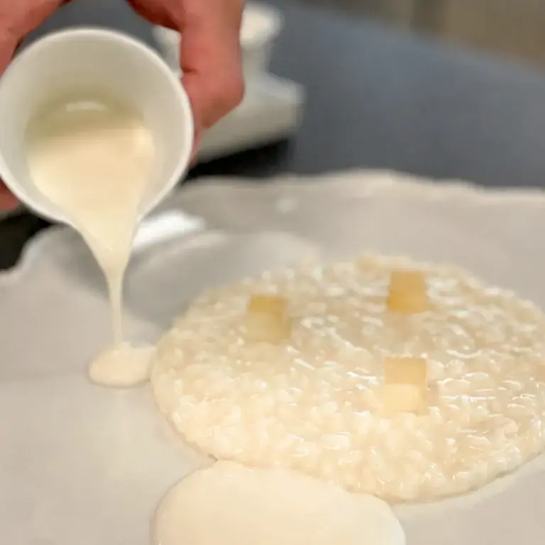 fonduta formaggio - risotto sgorbini